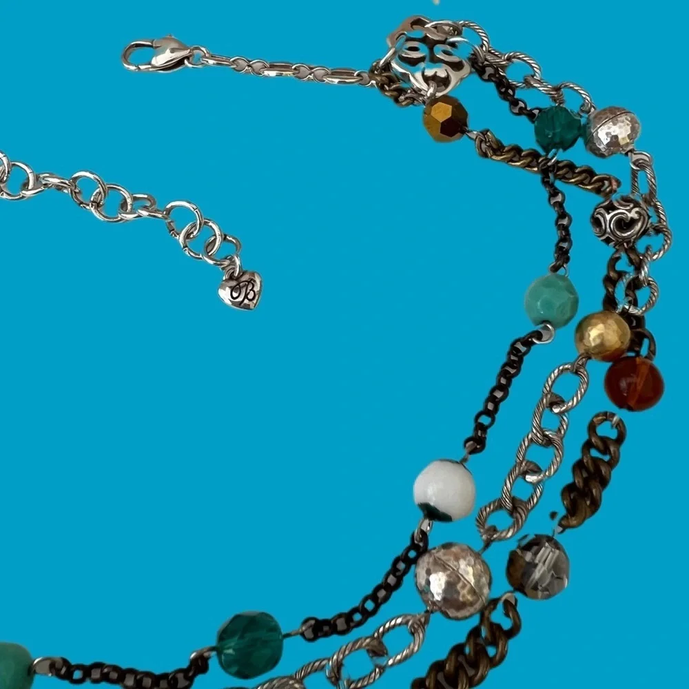 Brighton FOXFIRE Colorful Bead Necklace. Great colors wear with anything